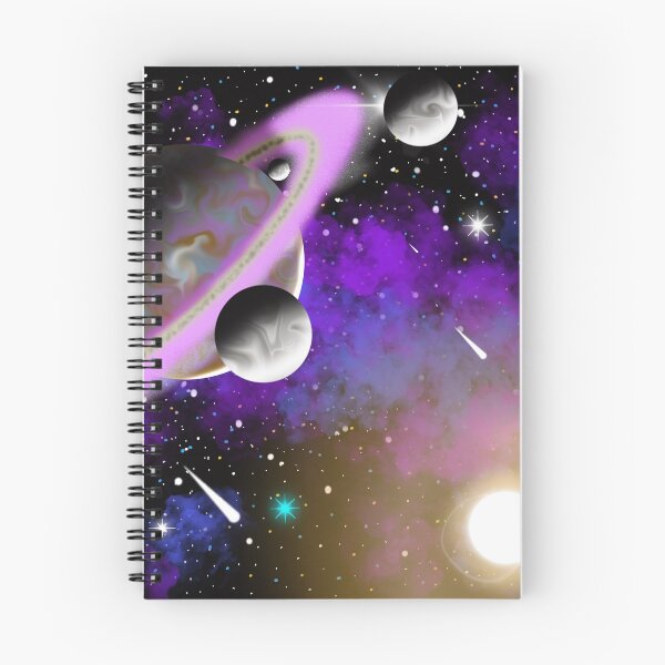 Item preview, Purple ringed planet and it’s 7 moons designed and sold by Big-Dave-4967.