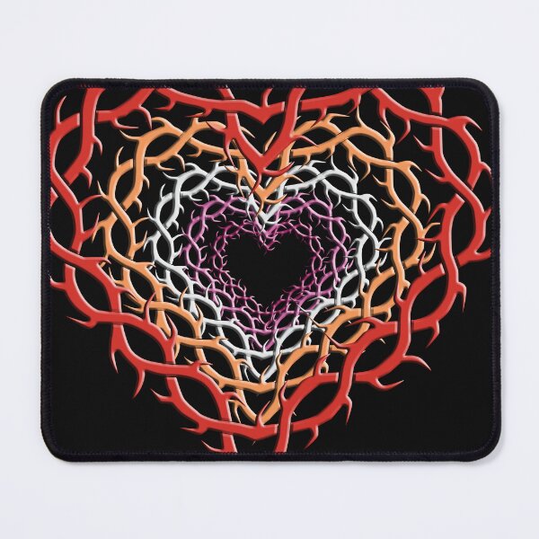 Item preview, Thorn Hearts Lesbian pride colors designed and sold by TheirChoice.