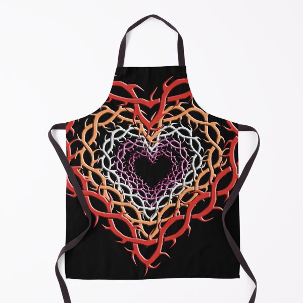 Item preview, Thorn Hearts Lesbian pride colors designed and sold by TheirChoice.