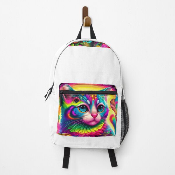 Item preview, colorful kitten designed and sold by AlmaBrillante.