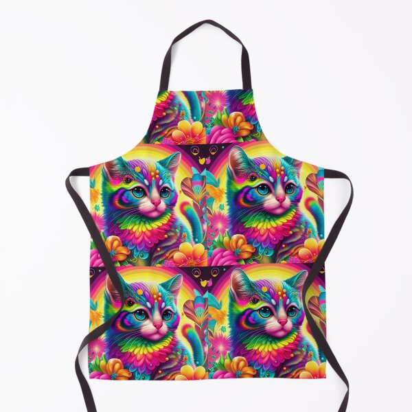 Item preview, colorful kitten designed and sold by AlmaBrillante.