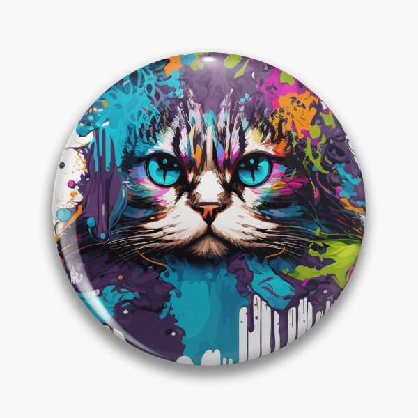 Item preview, Rag doll Cat splatter drip paint designed and sold by mrrenken.