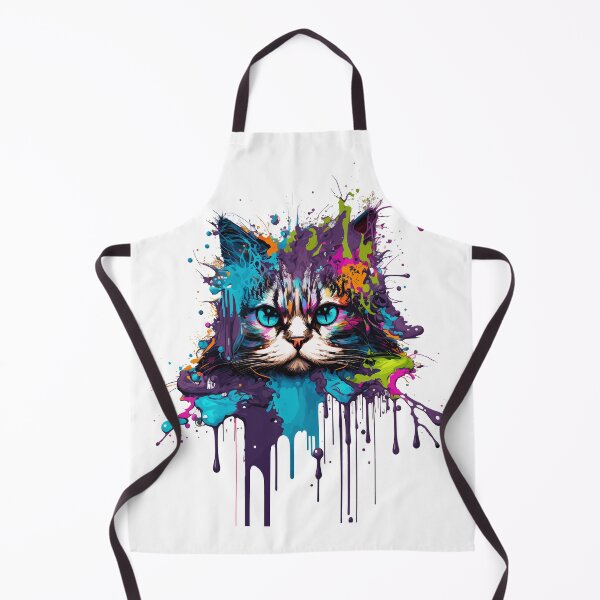 Item preview, Rag doll Cat splatter drip paint designed and sold by mrrenken.