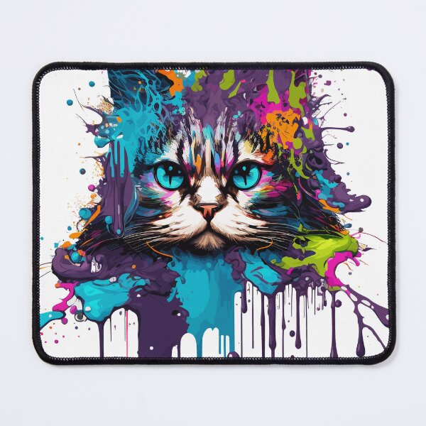 Item preview, Rag doll Cat splatter drip paint designed and sold by mrrenken.