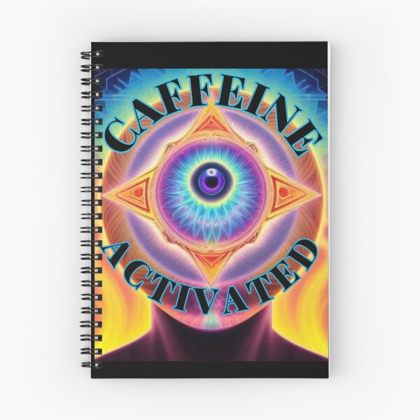 Item preview, Caffeine activated third eye coffee drinker graphics designed and sold by PerkyParakeet.