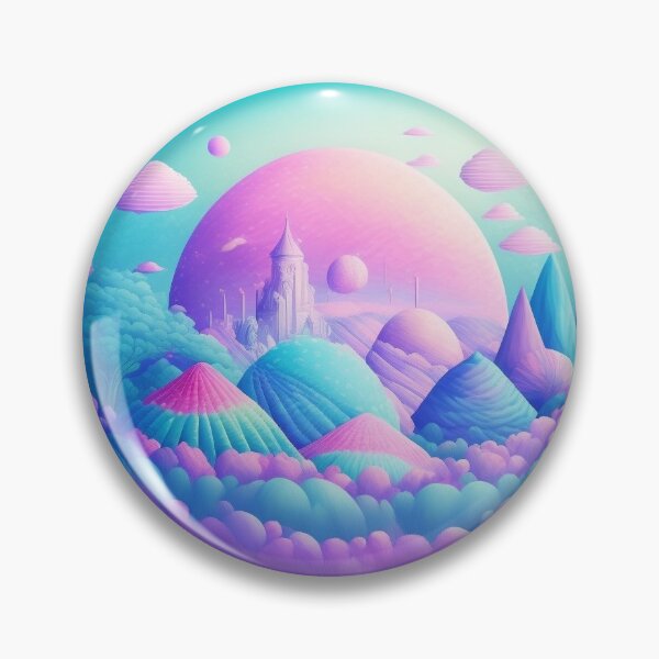 Item preview, Moon and Mountain abstract digital art designed and sold by Nathalia  Lodi.