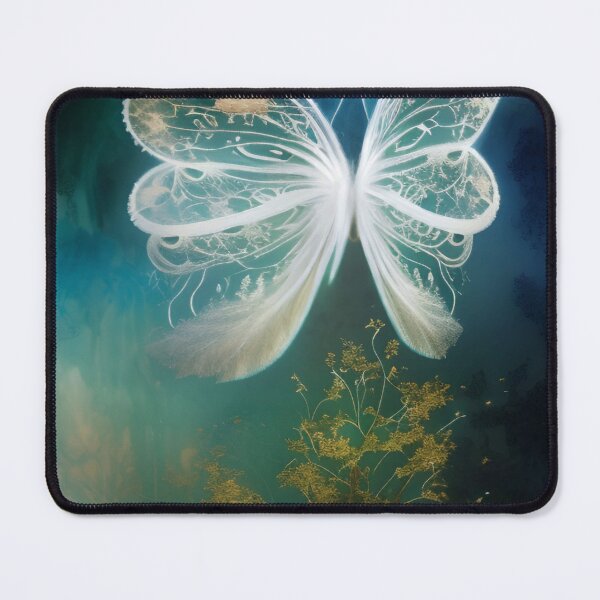 Item preview, Butterfly In White Transparent Watercolor Painting designed and sold by IZiets.