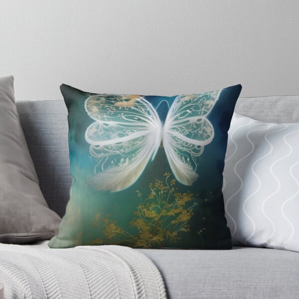 Item preview, Butterfly In White Transparent Watercolor Painting designed and sold by IZiets.