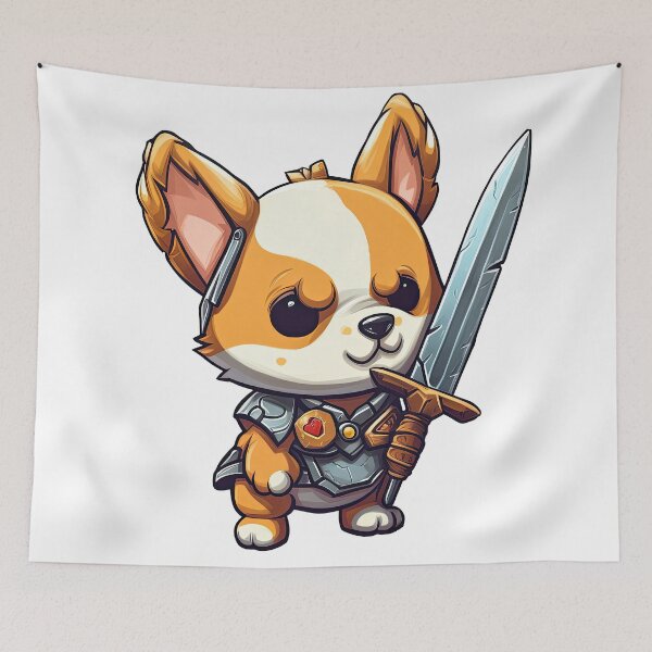 Item preview, Corgi Character Digital Design designed and sold by oLThingzCute.