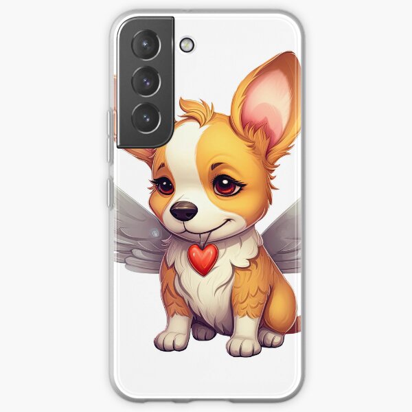 Corgi Character Digital Design Samsung Galaxy Soft Case