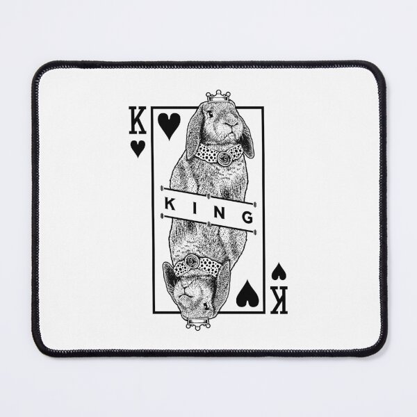 Item preview, French Lop Bunny Rabbit King Of Hearts Funny Pet Pop Art designed and sold by GrandeDuc.