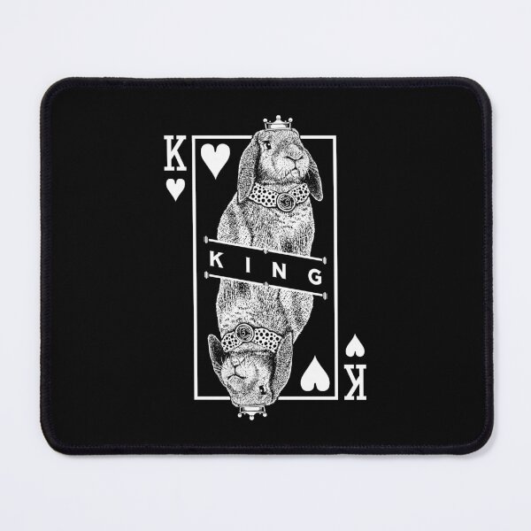 Item preview, French Lop Bunny Rabbit King Of Hearts Funny Pet Pop Art designed and sold by GrandeDuc.