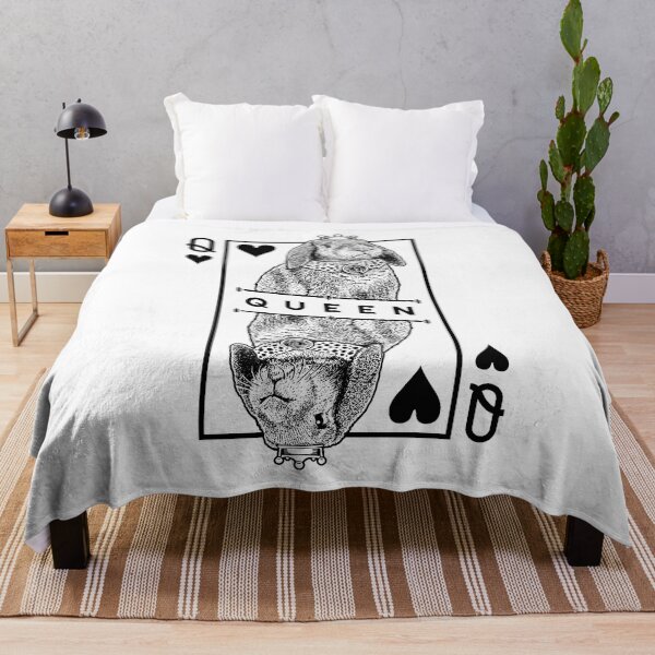Item preview, French Lop Bunny Rabbit Queen Of Hearts Funny Pet Pop Art designed and sold by GrandeDuc.