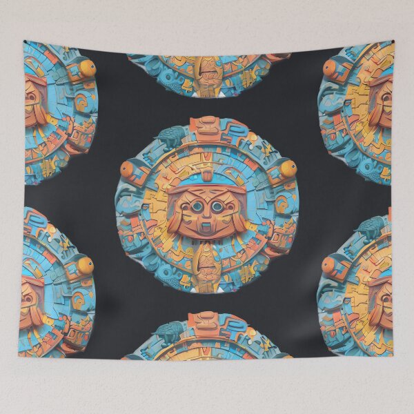 Item preview, Another Colorful Tribal God Scene designed and sold by Chubuter.