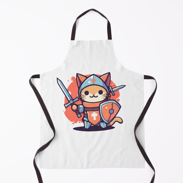 Item preview, "Noble Whiskers - Valiant Cat Knight Sticker for Medieval Enthusiasts" designed and sold by Cute Critters Stickers.