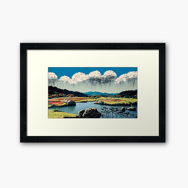 Aperçu de l'œuvre Un repos avant d'atteindre Dezen - Nature Paysage créée et vendue par Kijiermono.