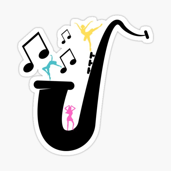 Item preview, Saxophone And dance with dancing girls designed and sold by Drzamag.