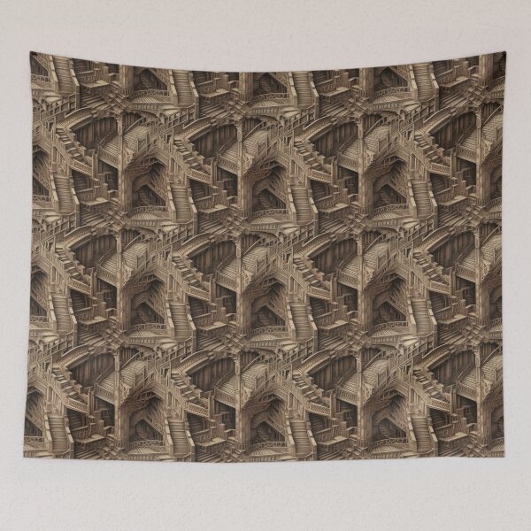 Item preview, Infinite Staircase Detailed Pattern designed and sold by Leo Rolph.