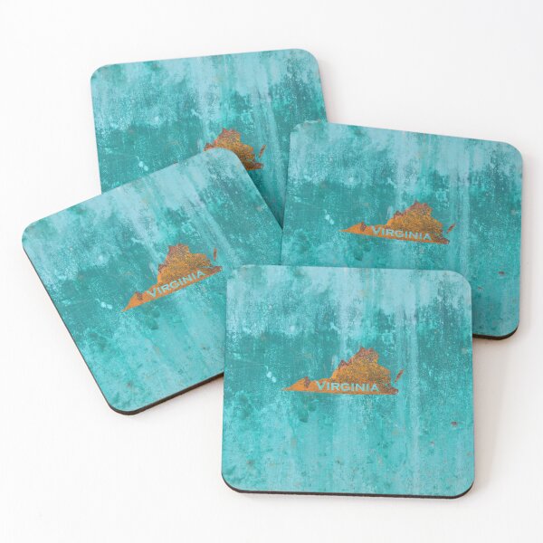 Item preview, Virginia Rust on Teal designed and sold by Elisabeth Lucas.