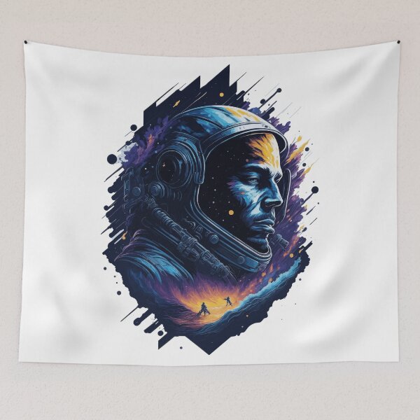Item preview, astronaut art creative galaxy star wars designed and sold by mrrenken.