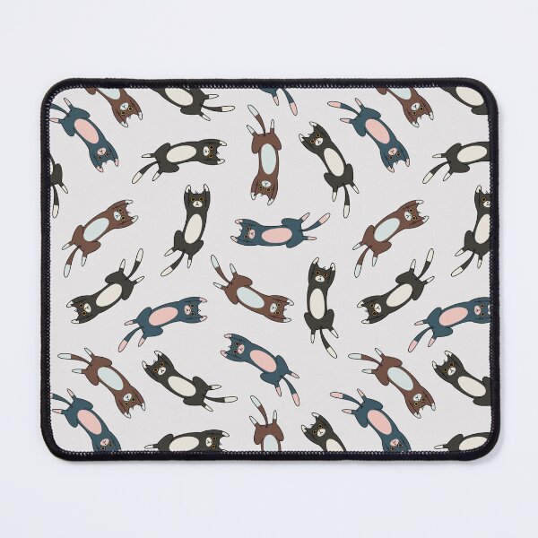 Item preview, Quirky Lying Colorful Cats designed and sold by artbybiyan.