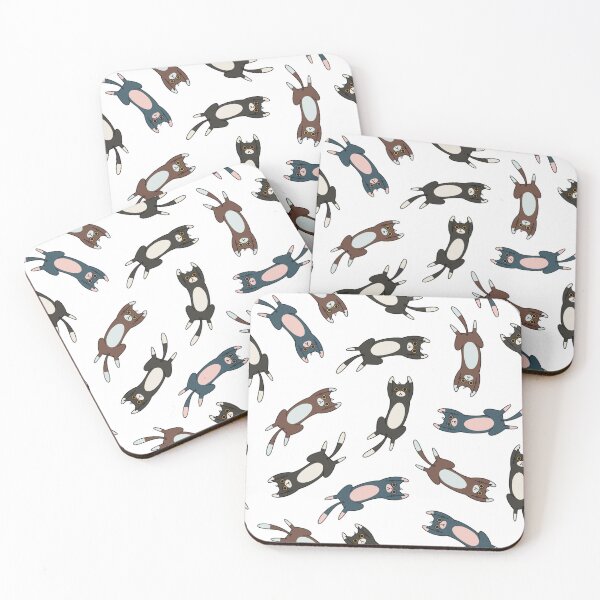 Item preview, Quirky Lying Colorful Cats designed and sold by artbybiyan.