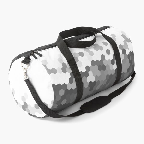 Item preview, black and white hexagonal mosaic pattern designed and sold by BlackandWhiteBW.