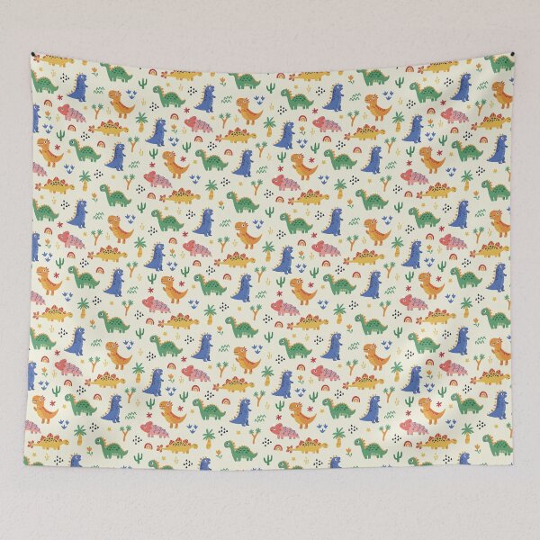 Item preview, Cute Baby Dinosaurs Pattern 6 designed and sold by SimpleWorksSK.