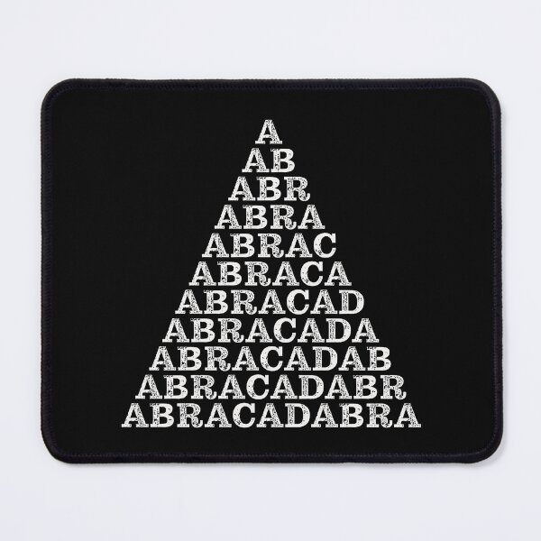 Item preview, ABRACADABRA Magical Talisman designed and sold by QuirkyFreq.