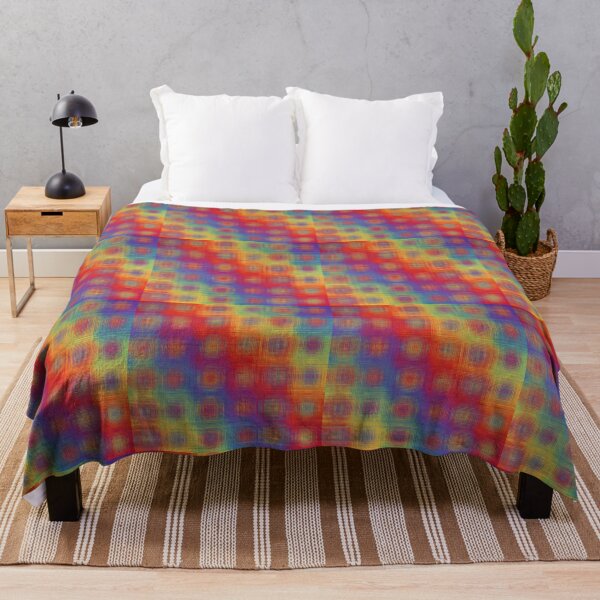 Item preview, Super blurred rainbow check designed and sold by FortuneArts.