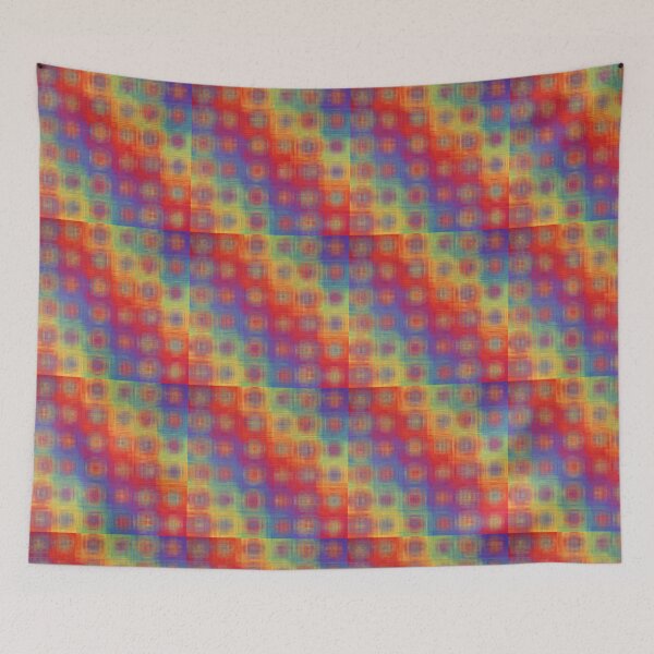 Item preview, Super blurred rainbow check designed and sold by FortuneArts.