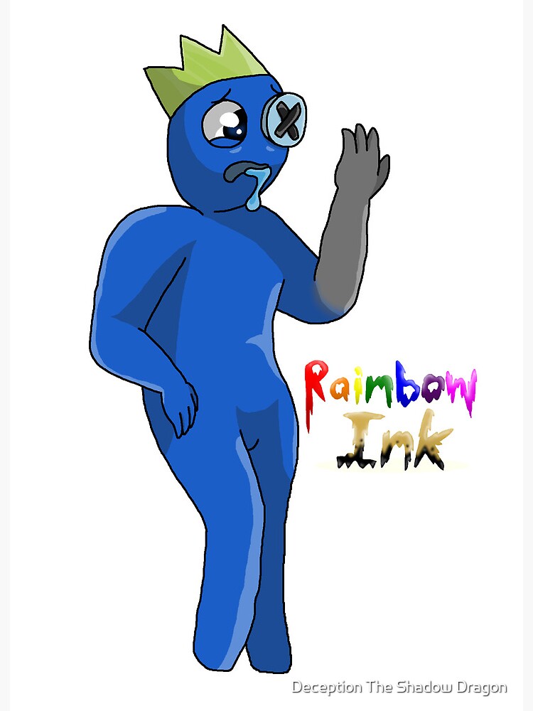 Rainbow Friends Blue (Friendly)  Art Board Print for Sale by shifflette1