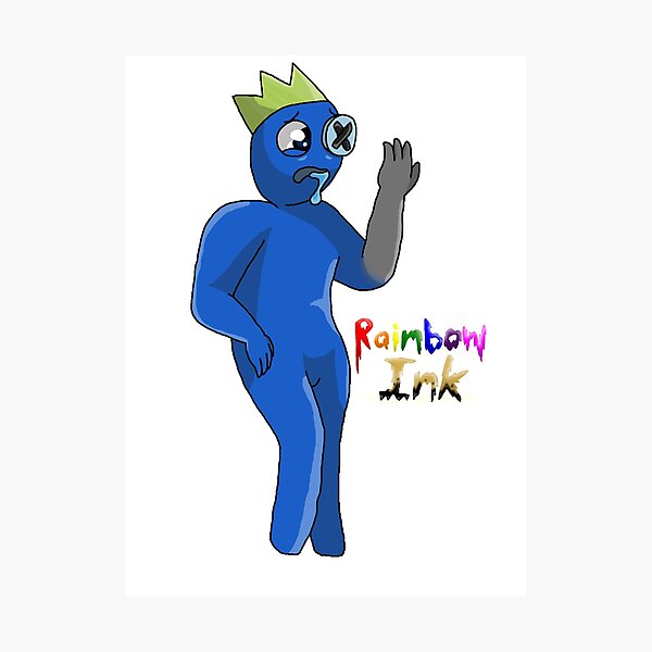 Rainbow Friends Blue (Friendly)  Art Print for Sale by shifflette1