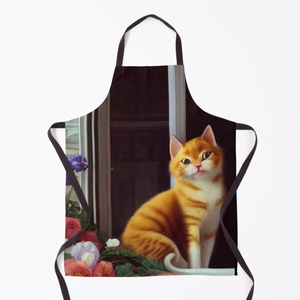 Item preview, Cute Miaw cat standing in the balcony : Cat Lover  designed and sold by MagnifiqueMind.
