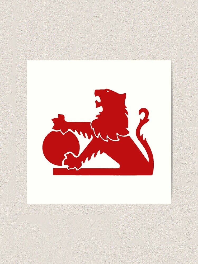 Alternate view of Red Old Holden Logo Art Print