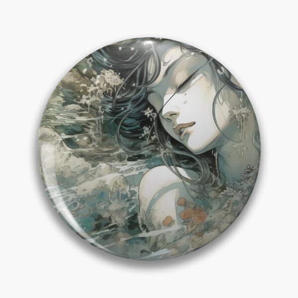 Item preview, Goddess Sleeping in the Spring, AI Generated designed and sold by drawerwalker.