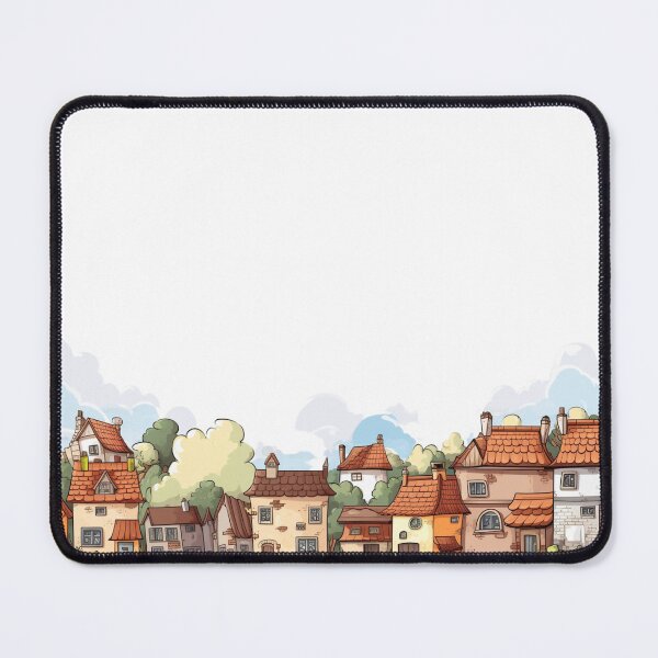 Item preview, Old Town Houses in a Village designed and sold by minjagoods.