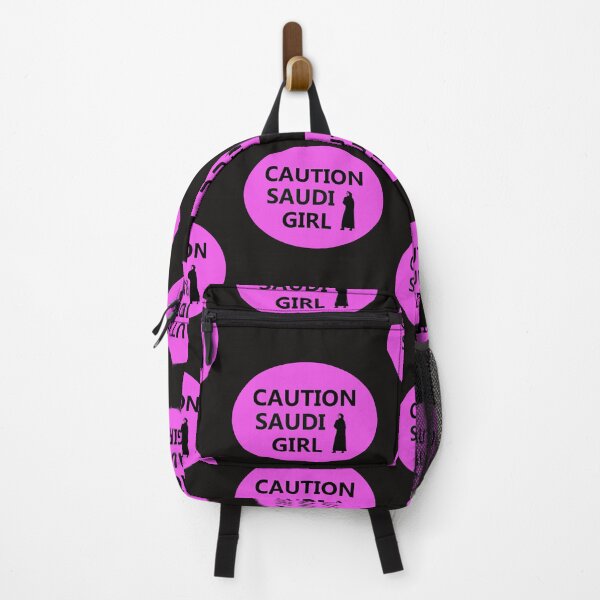 Item preview, CAUTION SAUDI GIRL industrial style sign designed and sold by lobodelnoir.