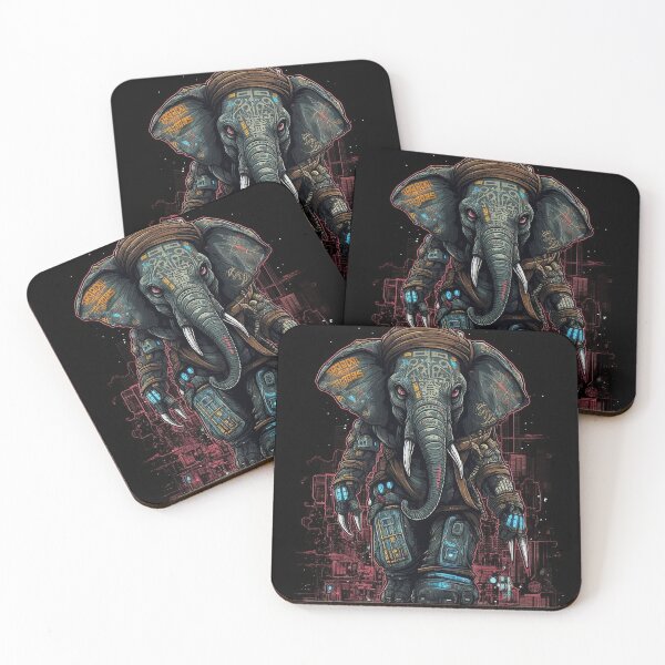 Item preview, Cyber Punk Elephant designed and sold by DreamPuzzles.