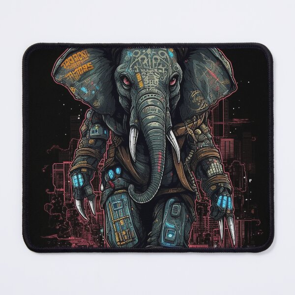 Item preview, Cyber Punk Elephant designed and sold by DreamPuzzles.