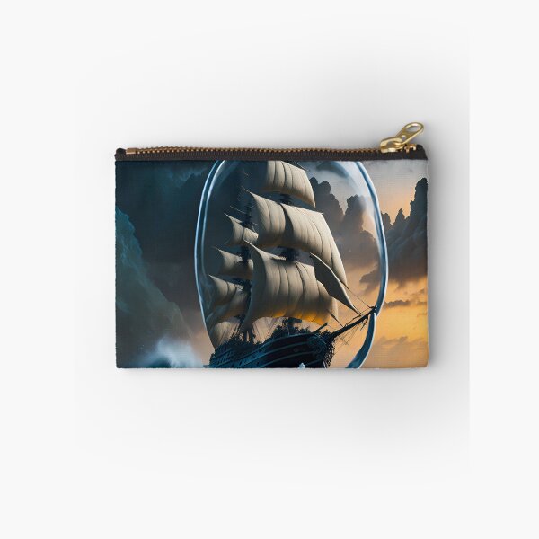 Item preview, SHIP IN OCEAN STORM INSIDE A GLASS BOTTLE designed and sold by basitcv.