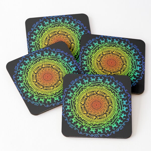 Item preview, Cat Mandala designed and sold by Dusken-Designs.