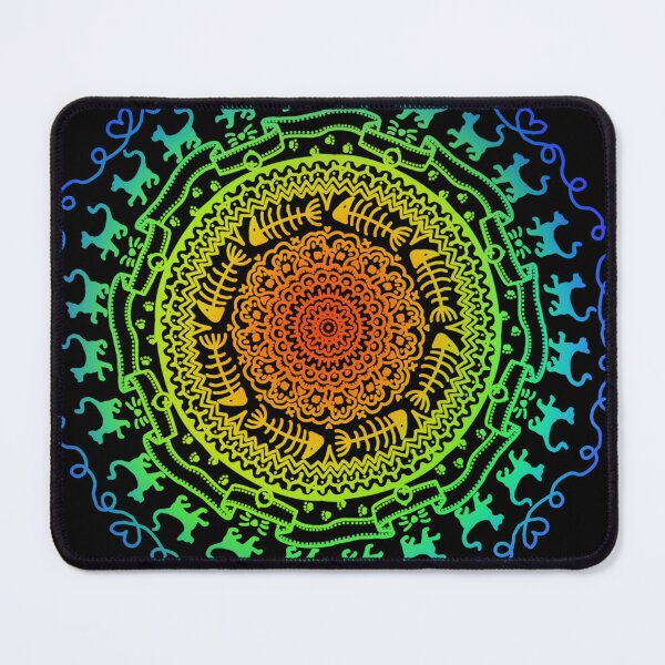 Item preview, Cat Mandala designed and sold by Dusken-Designs.