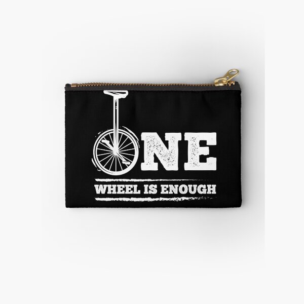 Item preview, One Wheel Is Enough Unicycle designed and sold by MooonTees.