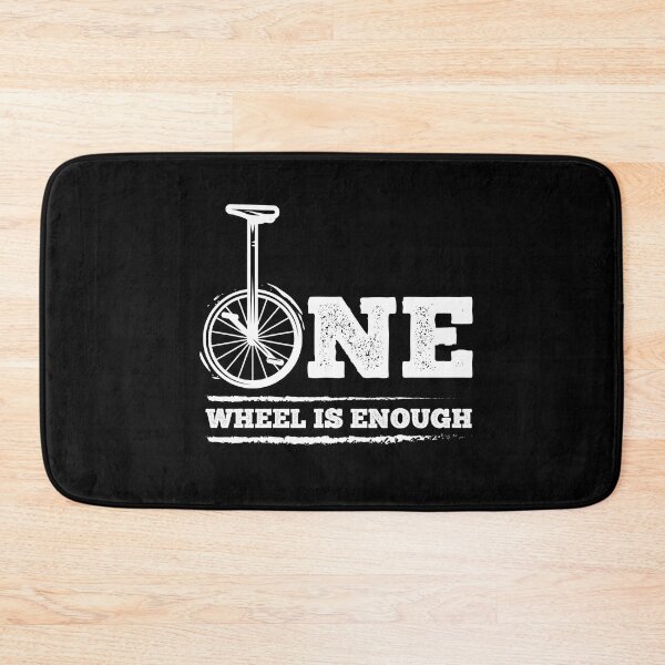Item preview, One Wheel Is Enough Unicycle designed and sold by MooonTees.