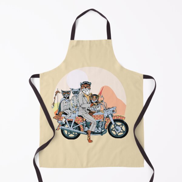 Item preview, Fantastic Mr. fox and family on a motorbike sunset designed and sold by VINU-DESIGNS.