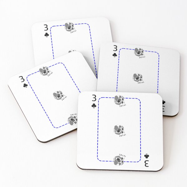 Item preview, 3 of clubs designed and sold by m-yoga-store.