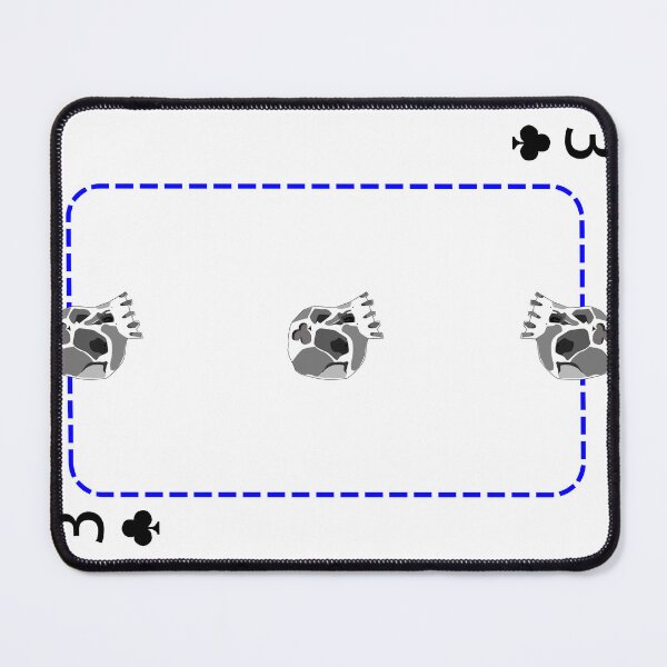 Item preview, 3 of clubs designed and sold by m-yoga-store.