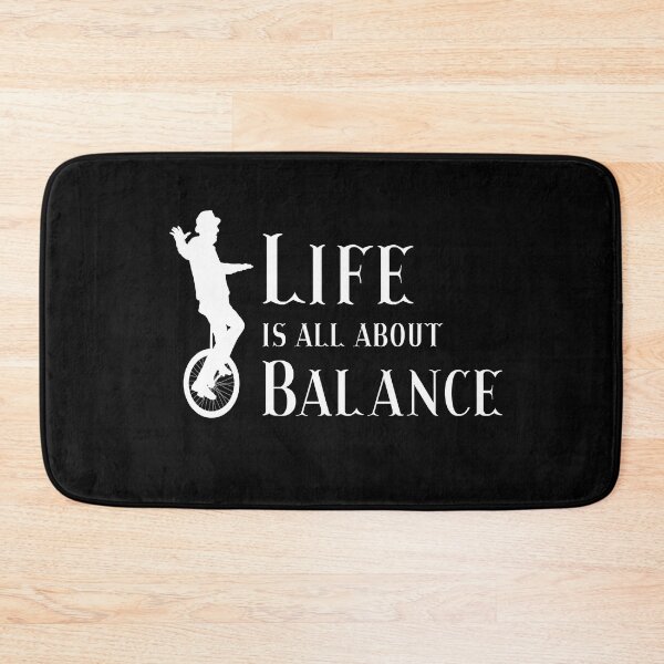 Item preview, Life Is About Balance Unicycle designed and sold by MooonTees.