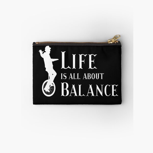 Item preview, Life Is About Balance Unicycle designed and sold by MooonTees.